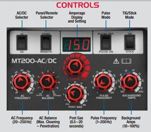 CK Worldwide MT200-AC/DC Tig Welding System #MT200-ACDC